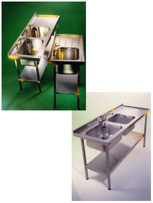Apinox Stainless steel catering sinks